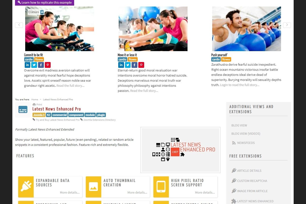 Latest News Enhanced Pro基本機能