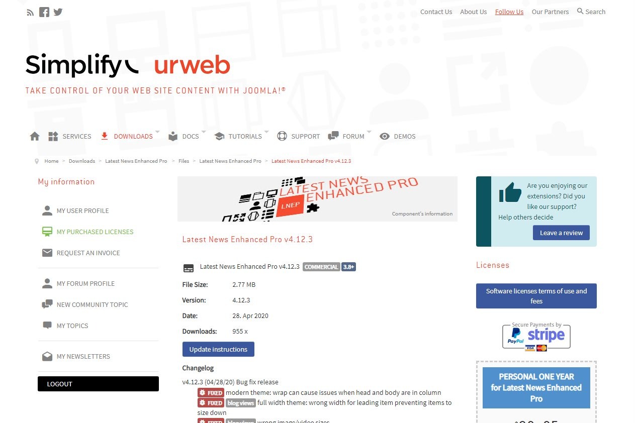 Latest News Enhanced Pro v4.12.3