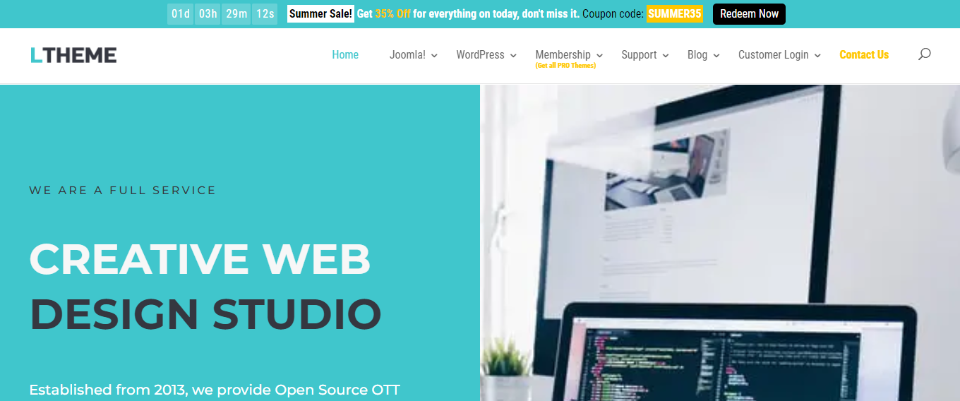 Joomlaで無料のテンプレートを入手して設定するまでの一連の流れ