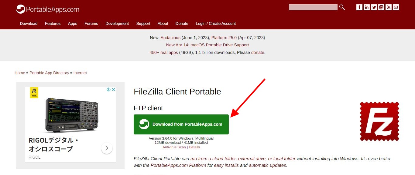 screenshot portableapps.com 2023.06.15 10 07 08
